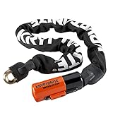 Kryptonite 808 Kabelschloss Evolution series 4 Integrated Chain 1090, Schwarz, 90cm