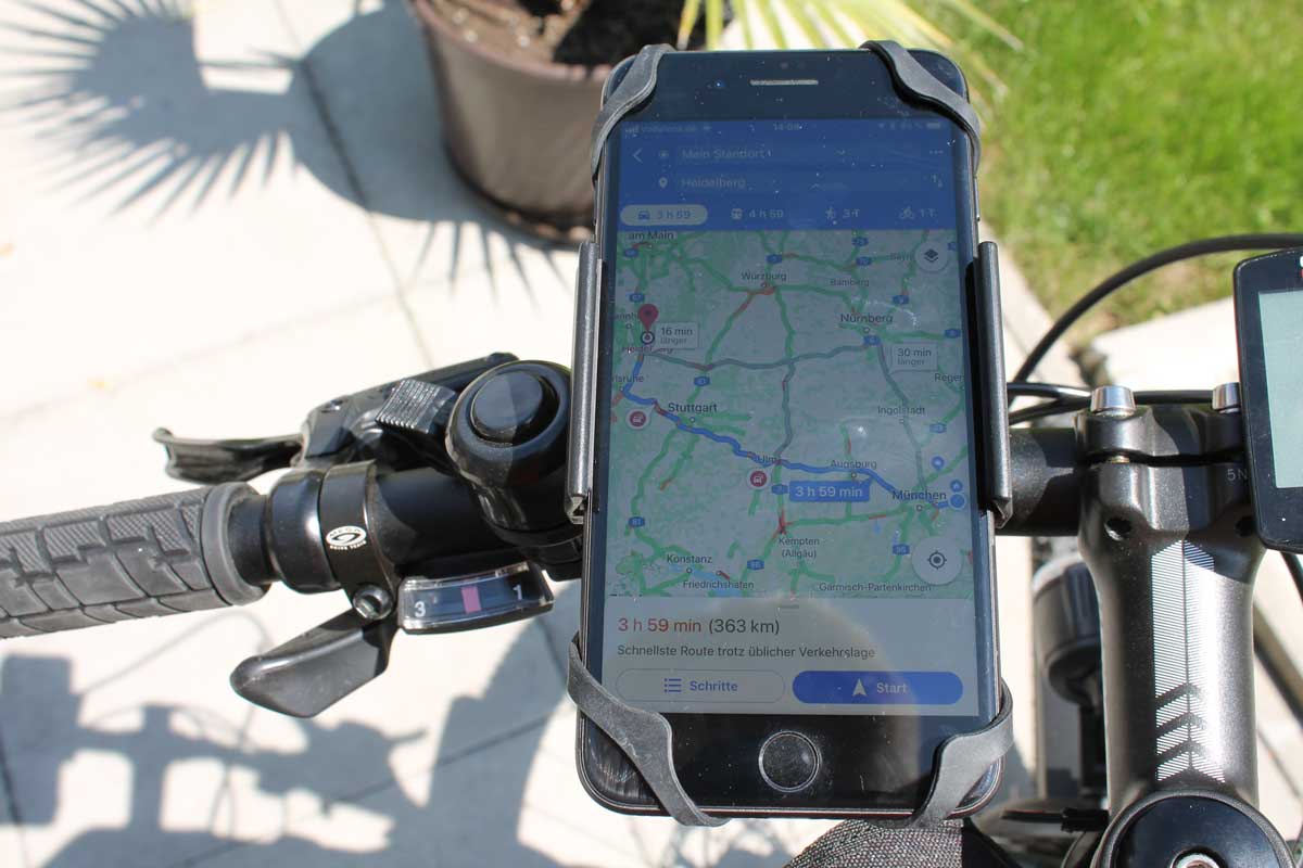 Navi oder Smartphone für das Fahrrad ›